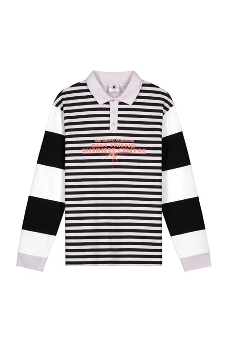 PINK BLACK STRIPED HAPOLO LONGSLEEVE 4