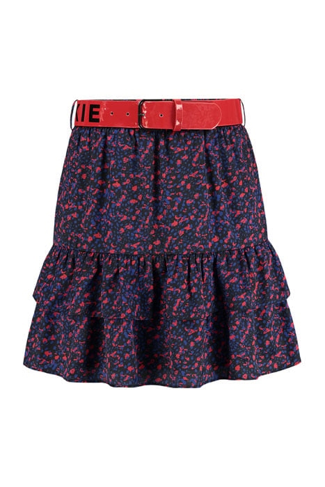 SINCLAIR SKIRT ROUGH RED 1