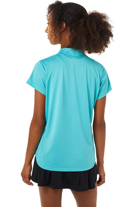 CLUB TENNIS POLO-SHIRT TECHNO CYAN 2