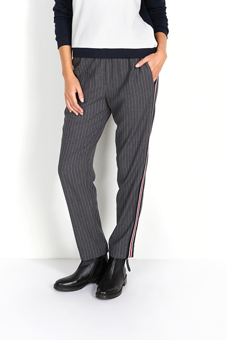 PANT 3/4 ELASTIC WB STRIPESIDE GREY 2