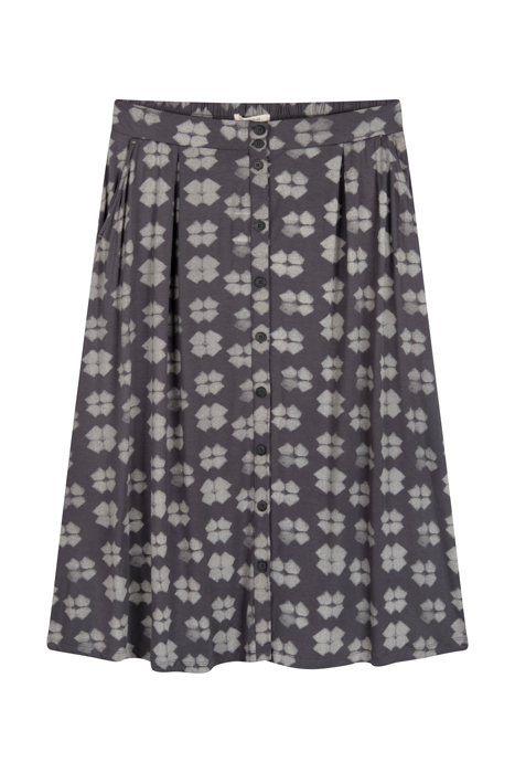 AMELIA ECO VERO JERSEY SKIRT GREY 1