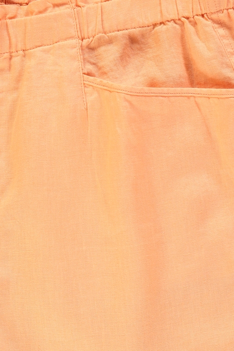 LILY LINEN SHORTS MID ORANGE 3