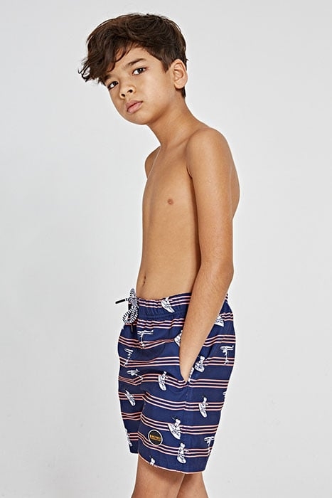 BOYS SWIMSHORT SNOOPY SURFER DUDE DARK NAVY 4