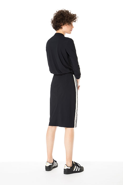 EASY SKIRT BLACK/WHITE STRIPE 2