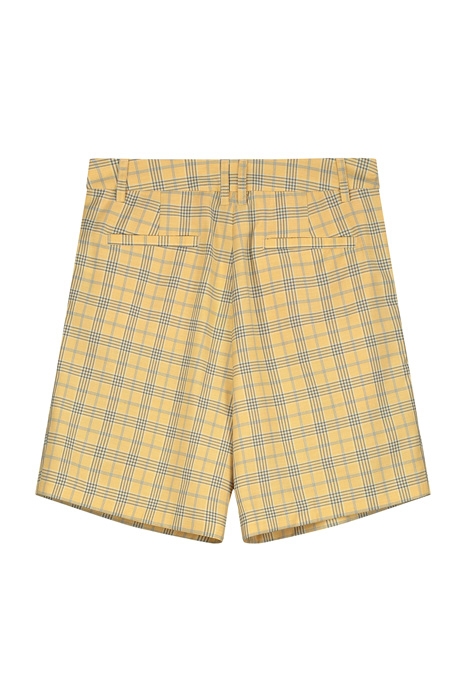 YELLOW CHECK KLEVON SHORTS 4