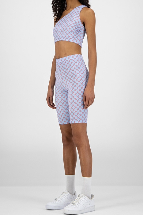 BLUE RED MONOGRAM KEYONNA TOP 3