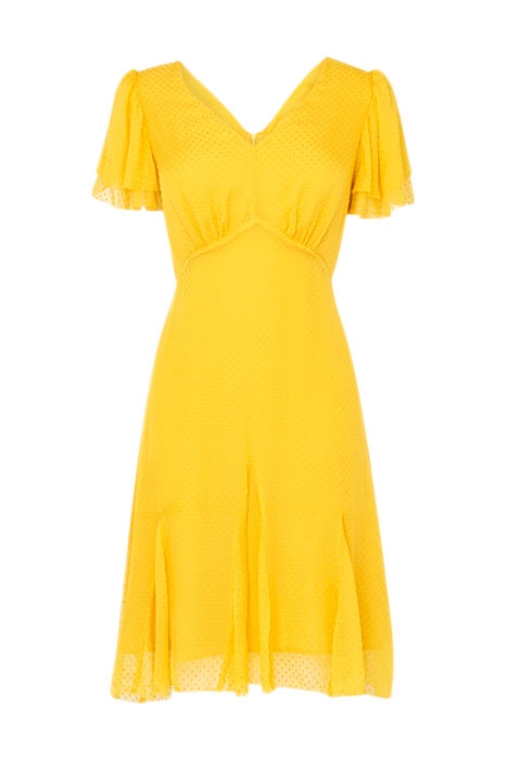 HALLY MIDI DRESS MUSTARD 3