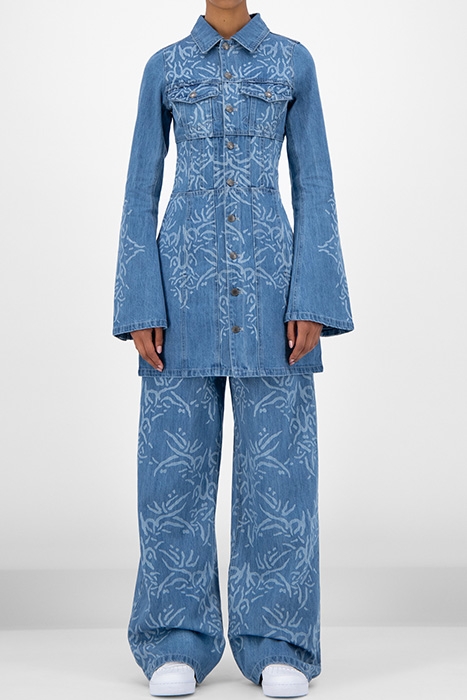 LIGHT LAZERED DENIM JAWARE JACKET 1