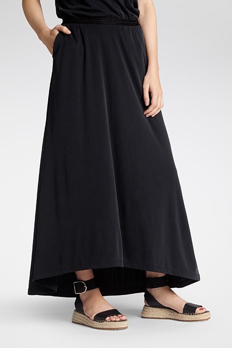 SKIRT JERSEY LONG BLACK 4