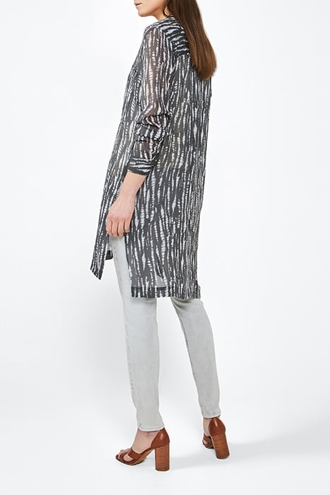 BLOUSE WOVEN LONG SLEEVES ANTHRA 2