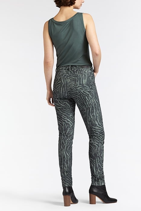 TROUSERS CASUAL LONG ON PRINTED CORDUROY STRETCH ROSEMARY GR 2