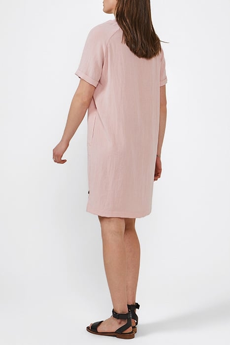 DRESS WOVEN MEDIUM RUBY BLUSH 3