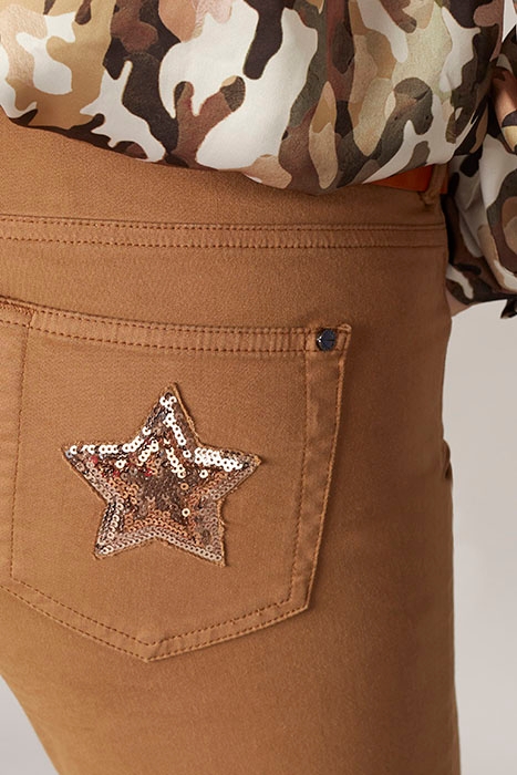 COTTON 5 POCKET PANTS BROWN 7