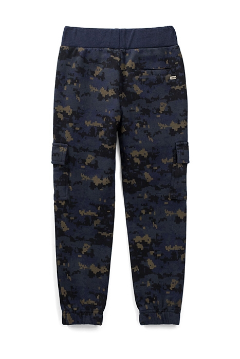 BOYS’ INDIGO CAMOUFLAGE PIXEL COMBAT.STYLE TROUSERS INDIGO 2