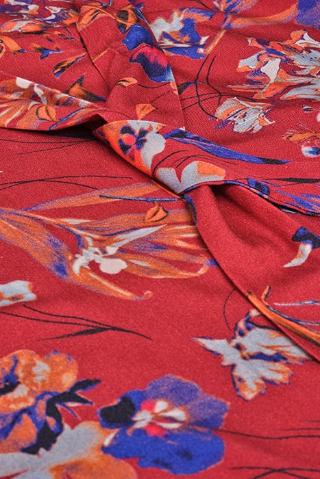 BLOUSE WOVEN LONG SLEEVES 22001952 FIRED BRICK 6