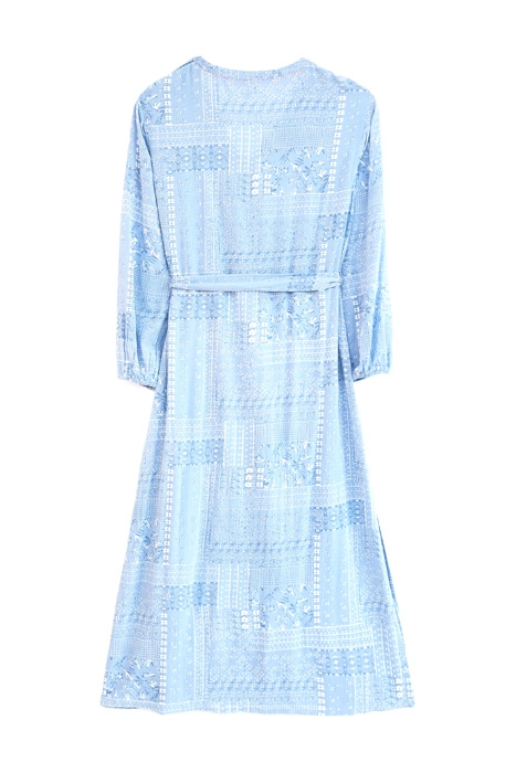 PATCHWORK ECOVERO MAXI DRE BLUE 2