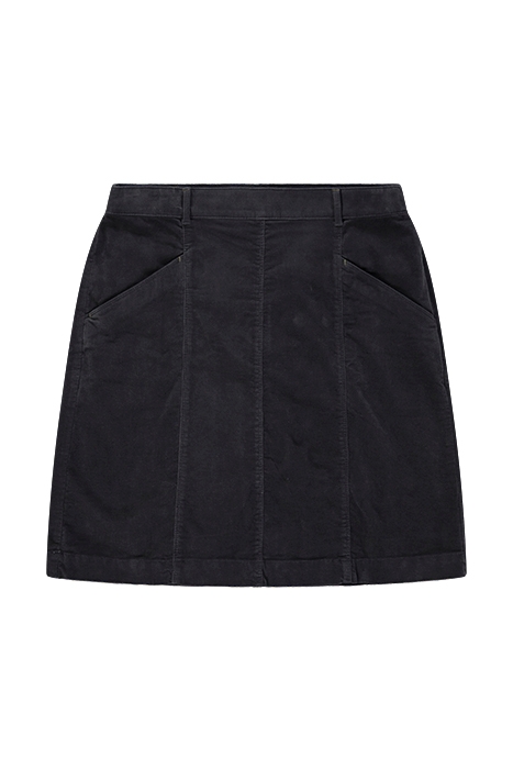 JOSIE CORD SKIRT DARK GREY 1