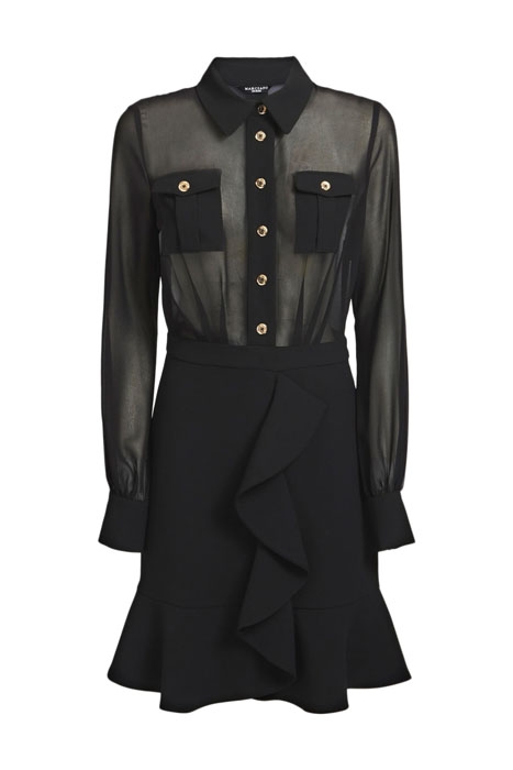 CAROL SHORT DRESS JET BLACK A996 JET BLACK A996 3