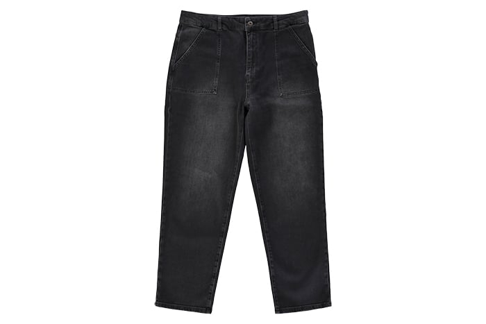 SMILEY BLACK DENIM PANT JET BLACK 1