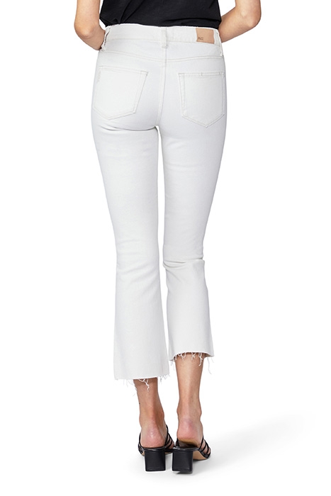 COLETTE CROP FLARE RAW HEM GOLDEN SAND DISTRESSED 2