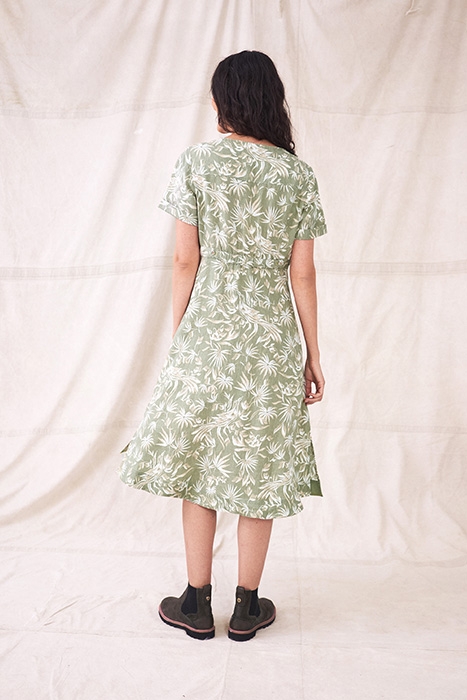 BANTU LINEN TUNIC GREEN MULTI 2