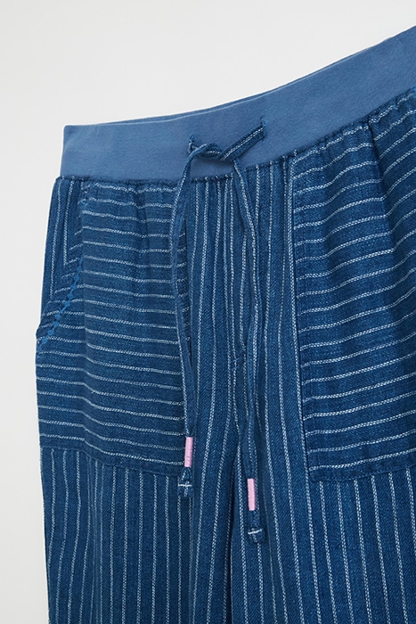 EFFIE LINEN TROUSER BLUE 5