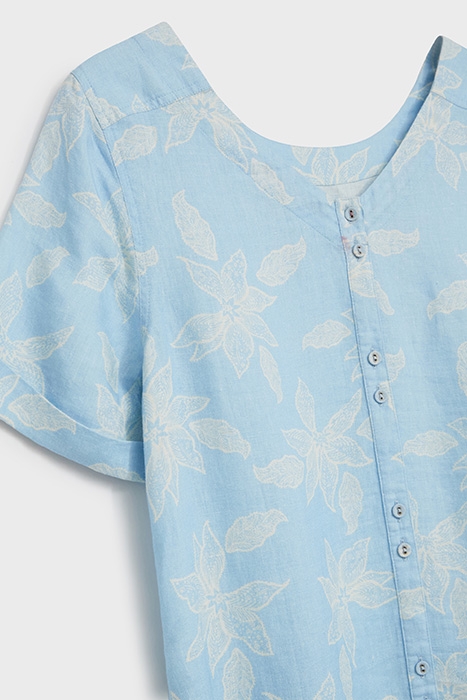 EDIE LINEN DRE BLUE 5