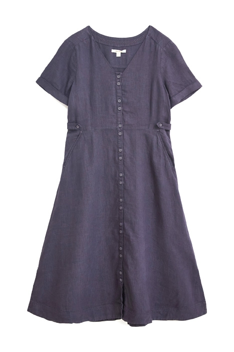 IVY LINEN MINI DRESS PURPLE 1