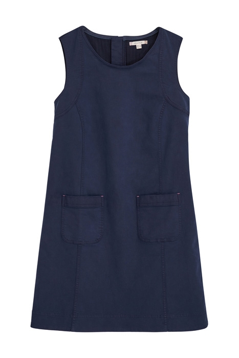 JANEY COTTON PINAFORE DARK NAVY 1