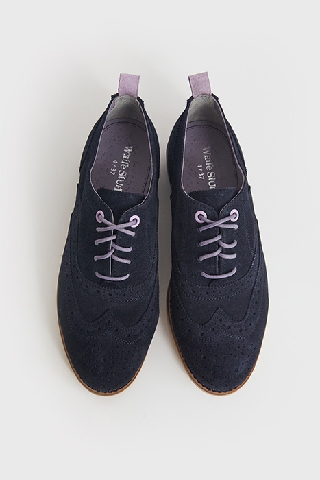 THISTLE LACE UP BROGUE DARK NAVY 3