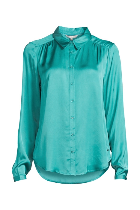 BLOUSE WOVEN LONG SLEEVES 82001234 DARK TURQUOISE 3