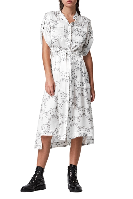 LUCIANA ASSAM DRESS WHITE 1