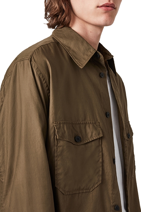 DIVISION LS SHIRT KHAKI GREEN 4