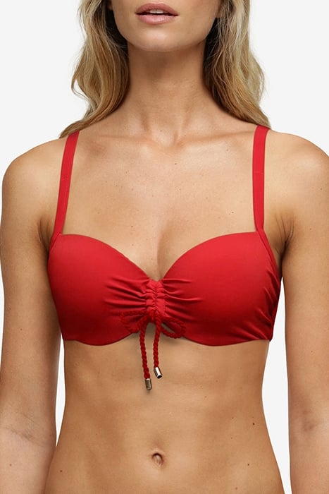 SW BRA TSHIRT HALF CUP MEMORY MULTIWAY PEPPER RED 2