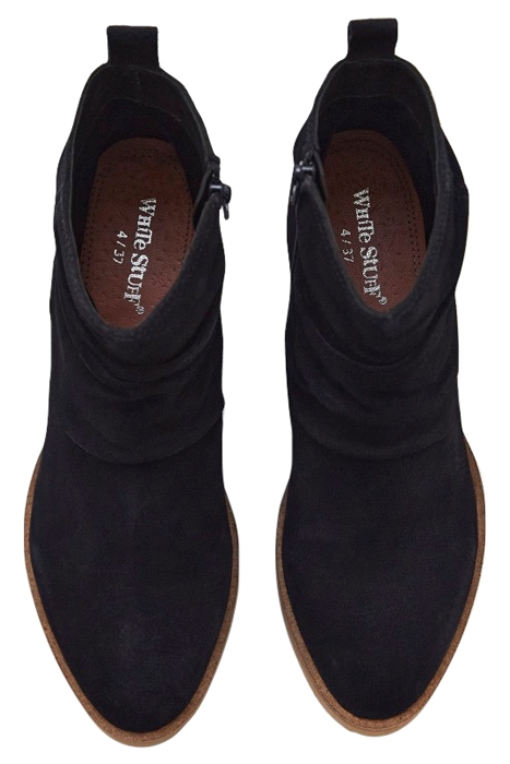 RUCHED WEDGE ANKLE BOOT DARK NAVY 3