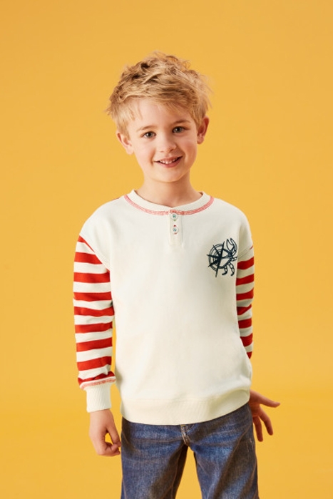 CHARLIE HENLEY JERSEY TOP LGT NAT 2