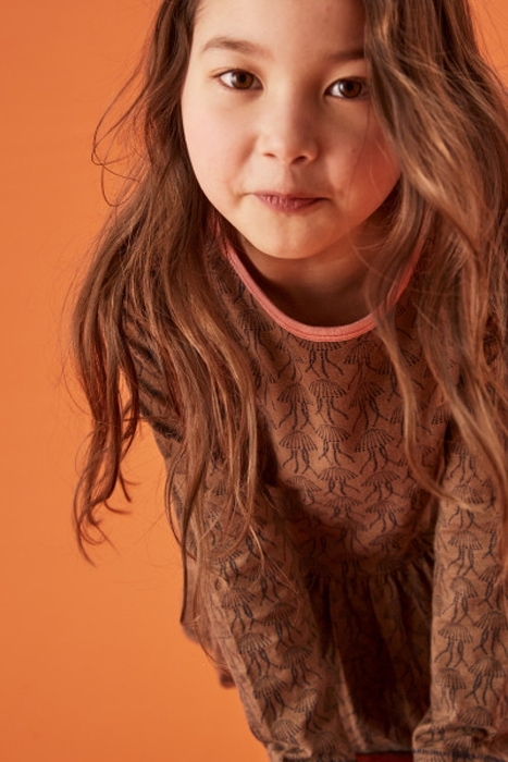 OCEANNA JERSEY DRESS BROWN PR 2