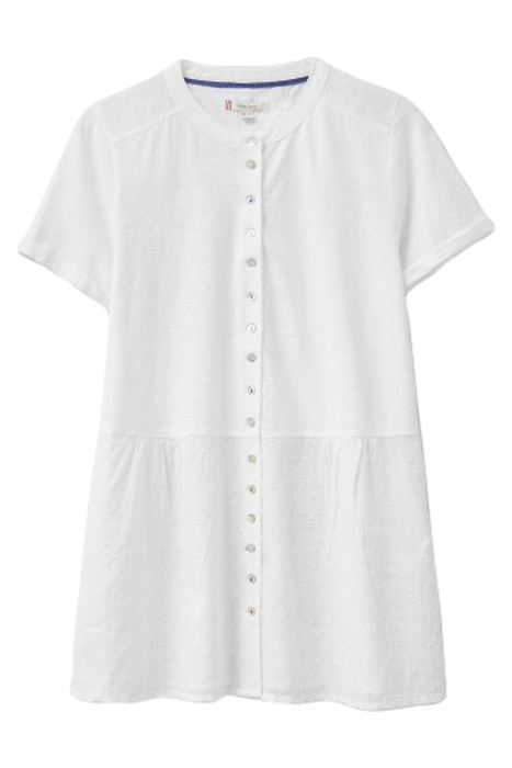 LORENNA LONGLINE JERSEY SHIRT BRILLIANT WHITE 1