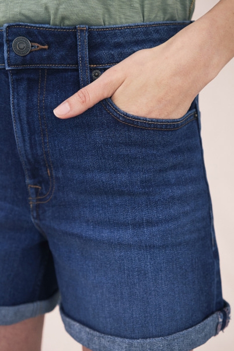 SADIE DENIM BOYFRIEND SHORTS MID DENIM 4