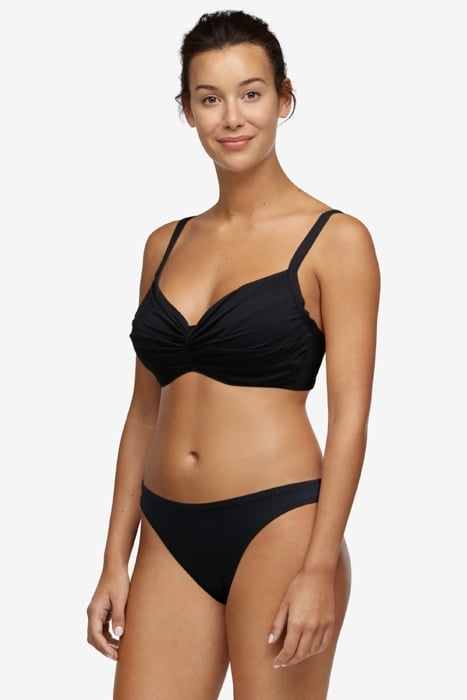 SW BRA TSHIRT HALF CUP BINDI BEUGEL TOP BLACK 2