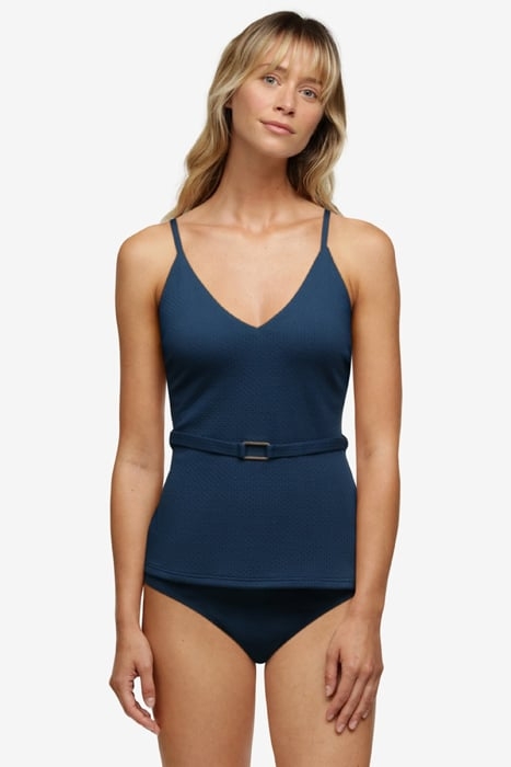 SW TANKINI WF PLUNGE BRIDGET PETROL STR EMERALD 2