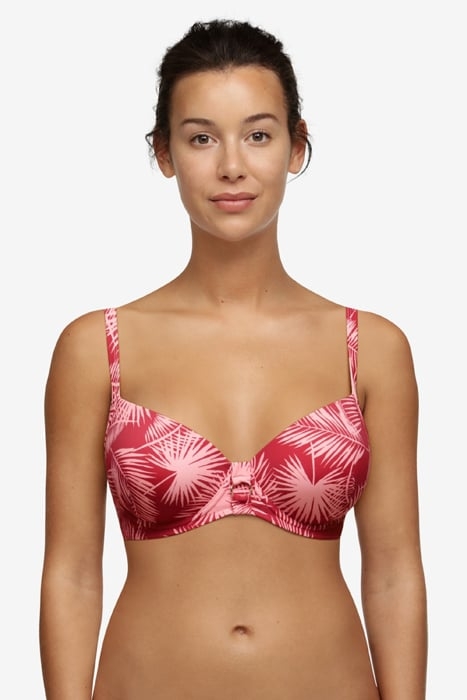 SW BRA TSHIRT BRI PALM LEAF RED PLUM RED PLUM 1