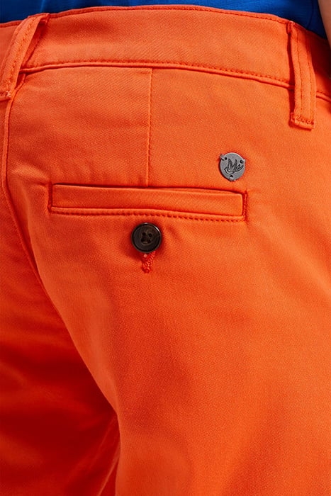 BOYS SLIM FIT CHINOSHORT BRIGHT ORANGE 4