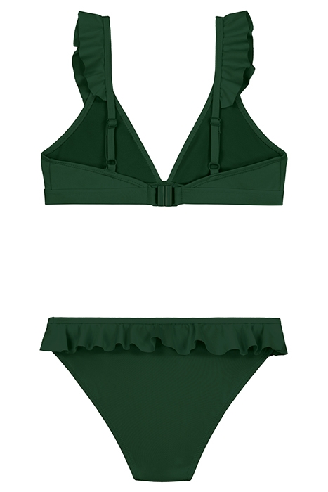 GIRLS BELLA BIKINI SET HUNTER GREEN 2