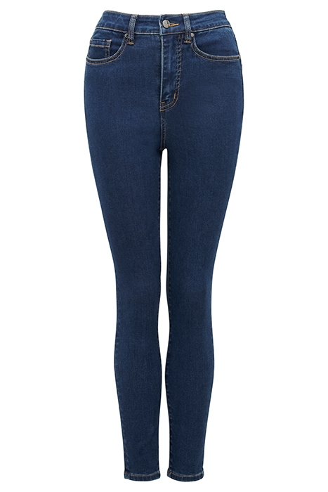 BELLA CROPPED HIGH RISE JEAN DARK WASH 6