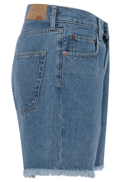 PIPER ORGNIC DNM BOYFRND SHRTS MID BLUE 8