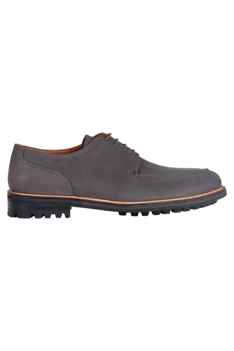 ALFIE NUBUCK DERBY SHOEDISPLAY CHARCOAL GREY 1