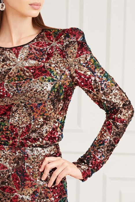 EZRA SEQUIN TOP HARLEQUIN BLOUSE 3