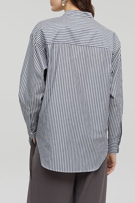 WOMEN HALF PLACKET SHIRT DARK NICKEL 2