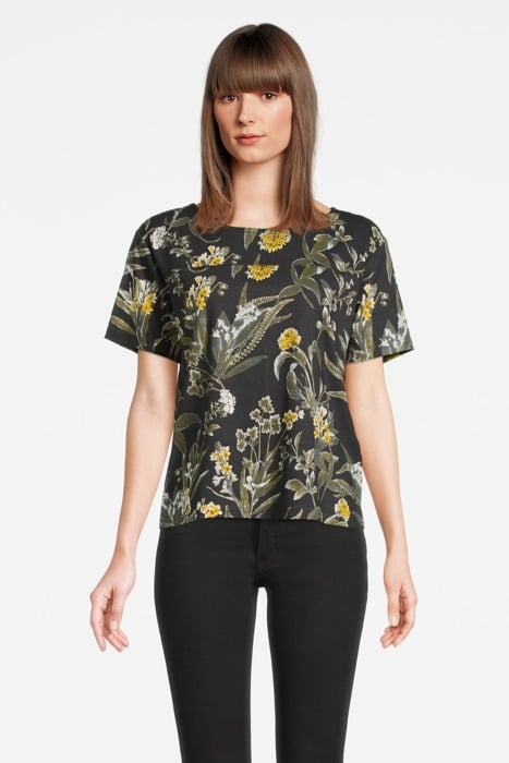 T-SHIRT SHORT SLEEVES ALMOST BLACK 1